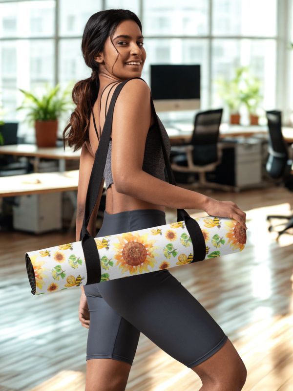 Sunflower Yoga Mat product image (1)