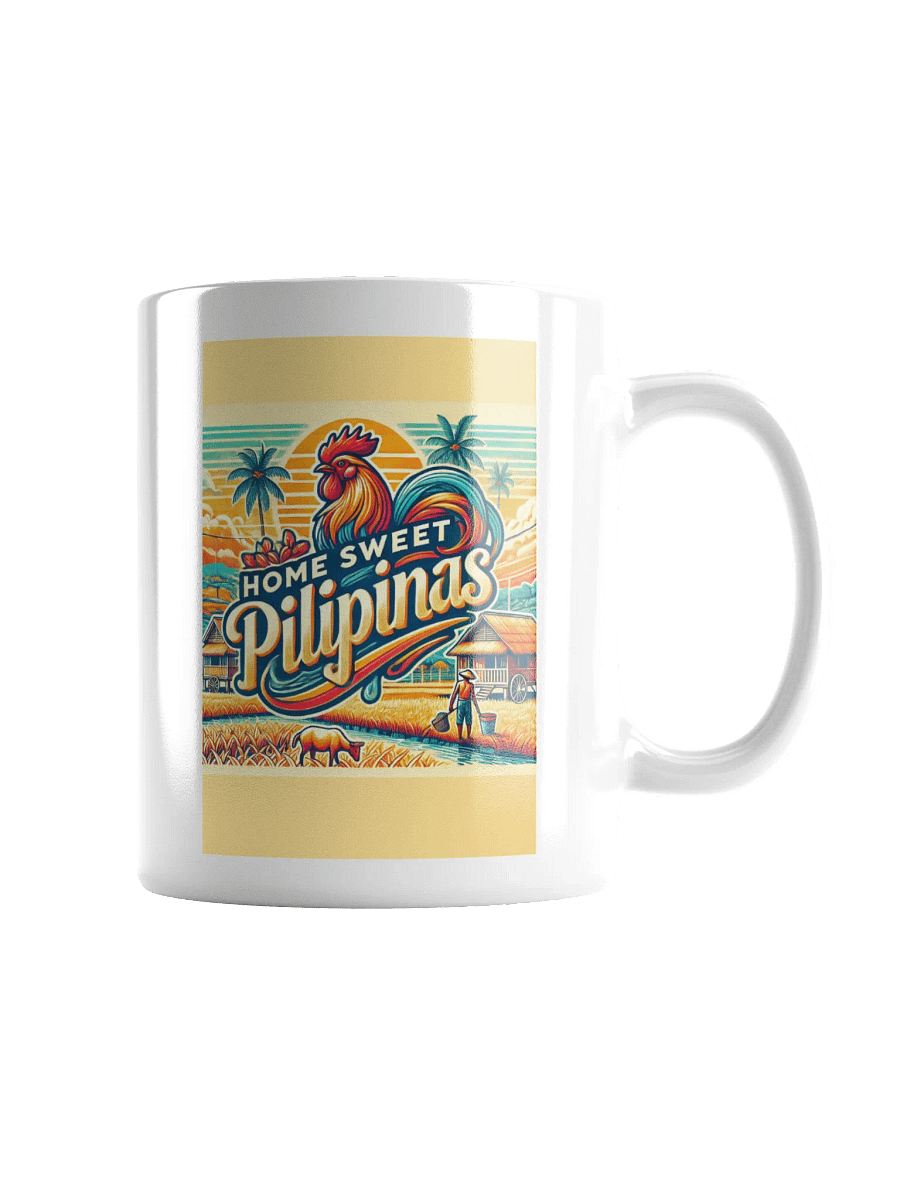 Home Sweet Pilipinas - Rooster White Glossy Mug product image (1)