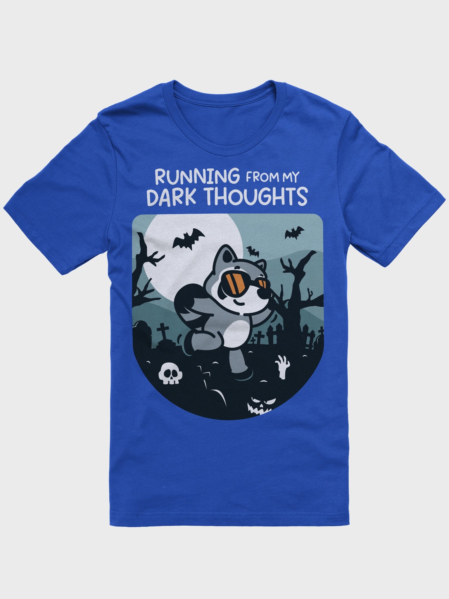Running From My Dark Thoughts Men's Athletic Tee product image (1)