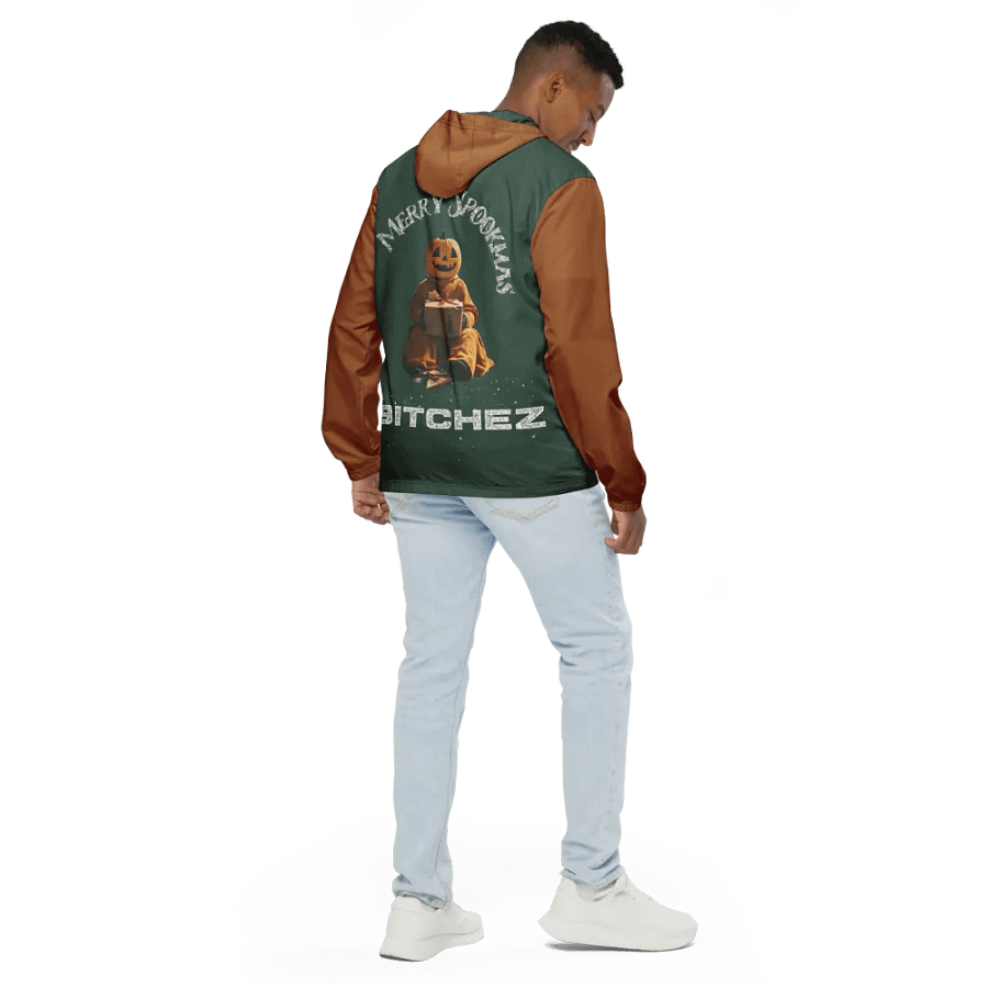Merry Spookmas UNISEX Windbreaker Jacket product image (1)