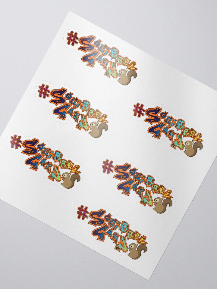Squirrel Gang Sticker Page product image (2)
