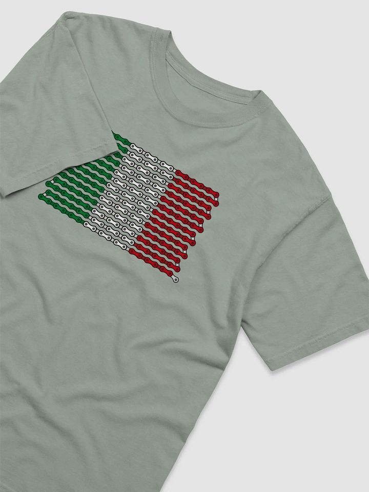 Italy Bike Chain Flag on Heavyweight Tee product image (7)