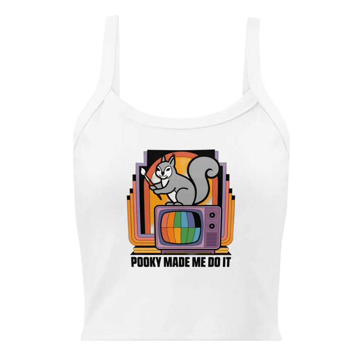 Pooky's Retro TV Paintbrush Tank product image (1)