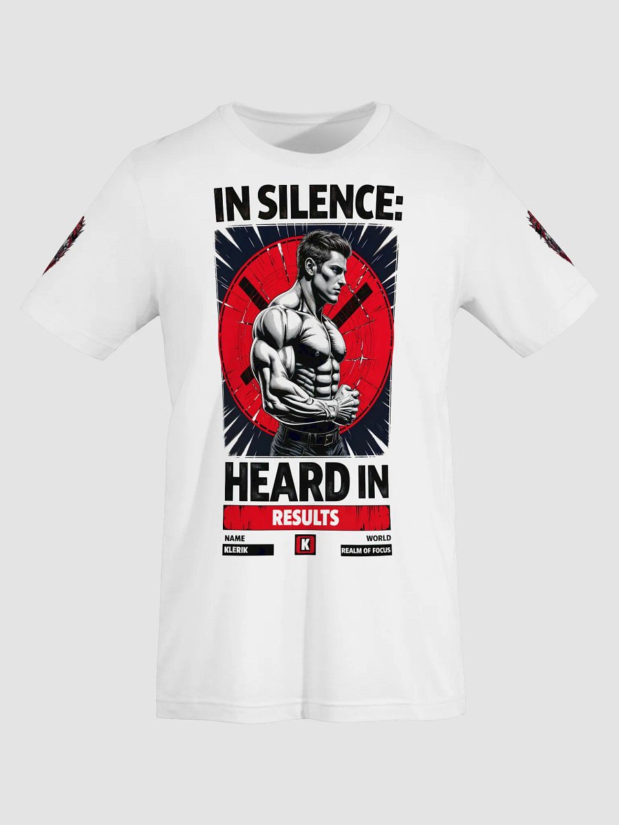 Silent Strength Graphic Tee - IN SILENCE HEARD IN RESULTS product image (7)