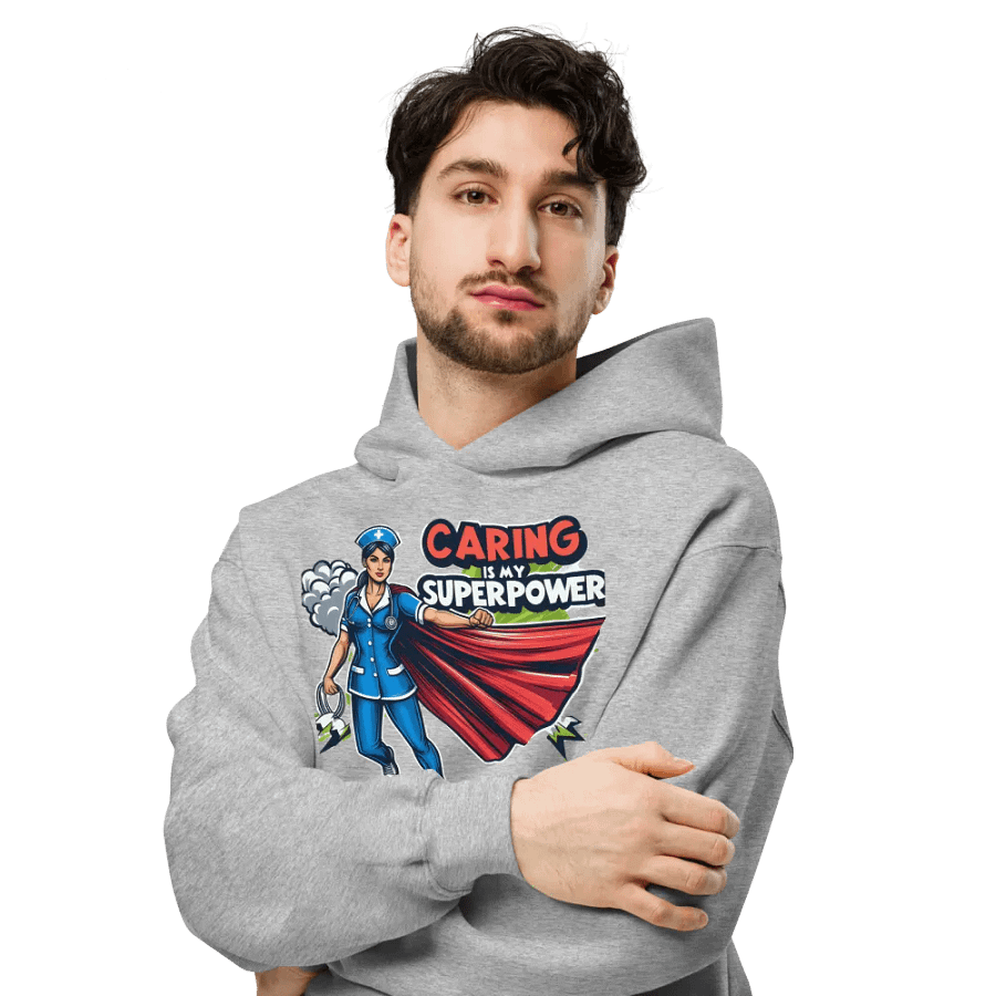 Caring Superhero Nurse Hoodie product image (36)