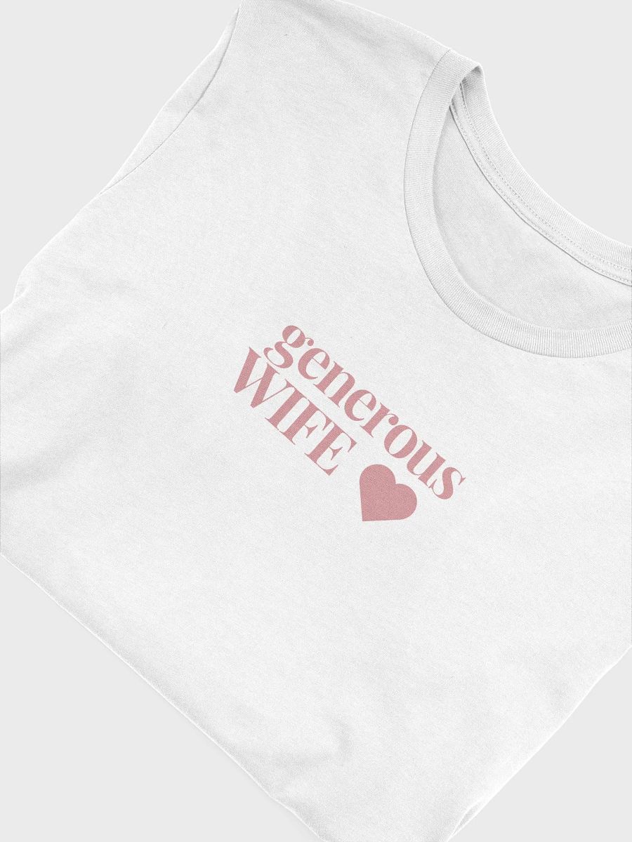 Generous Wife - White T product image (5)