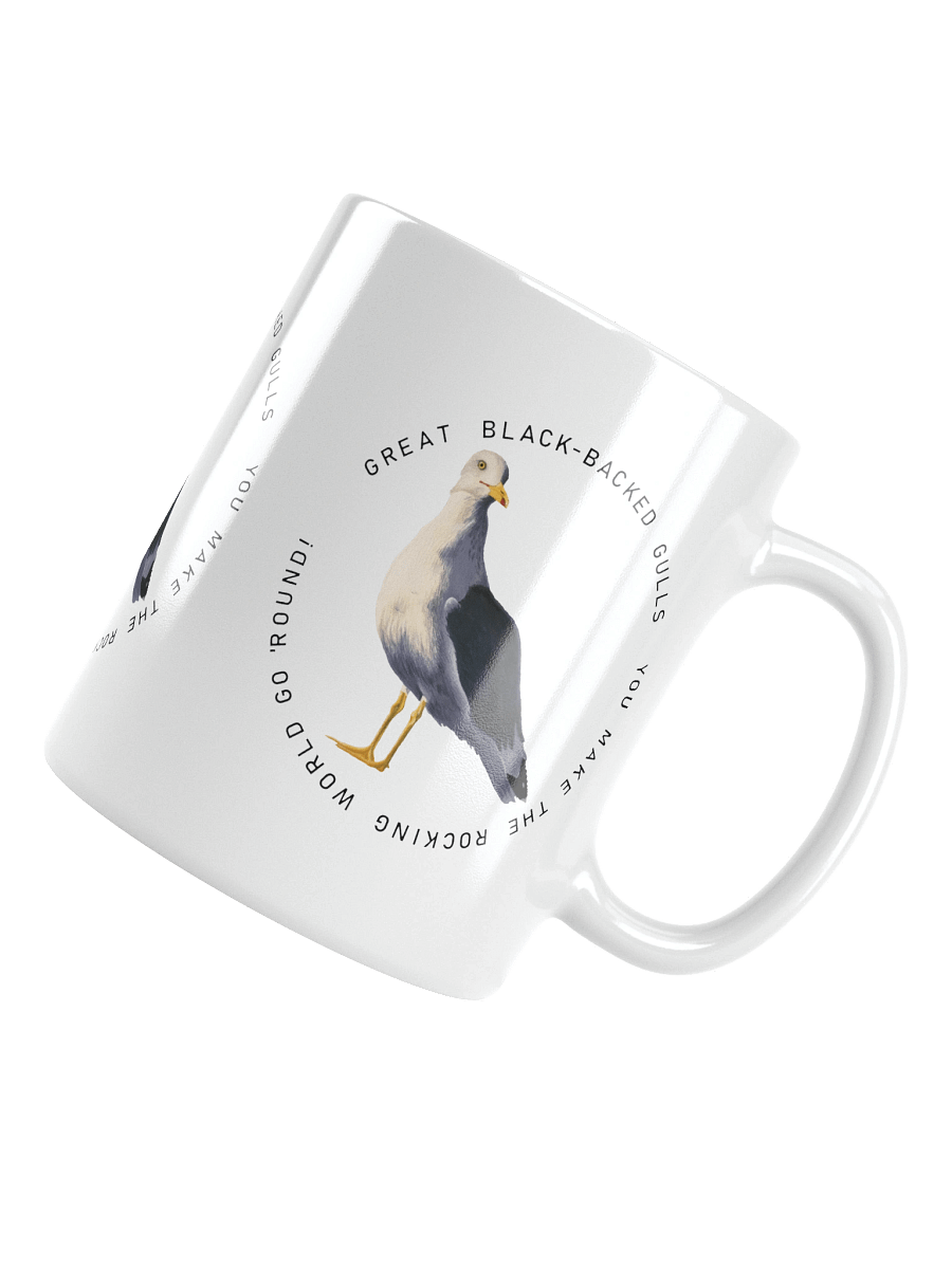Black-Backed Gulls white mug product image (4)