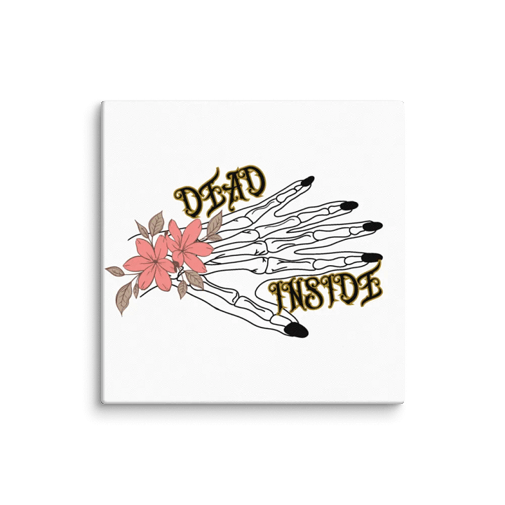 Dead Inside pinkyafterdark Canvas product image (1)