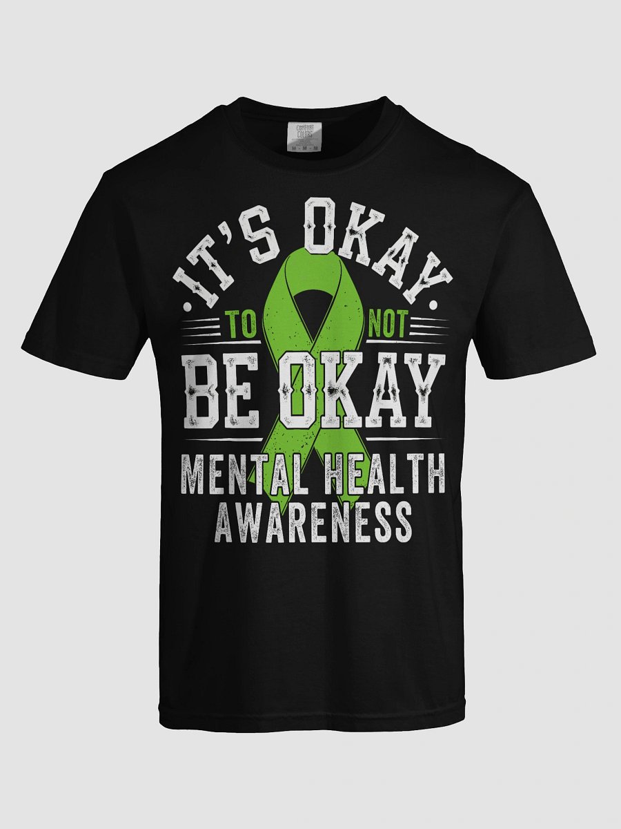 Mental Health Awareness Ribbon Comfort Tee product image (39)