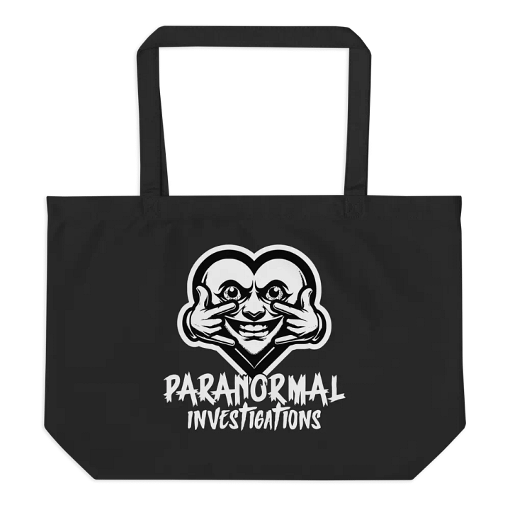 🖤 Paranormal Investigations Organic Canvas Statement Tote Bag product image (2)