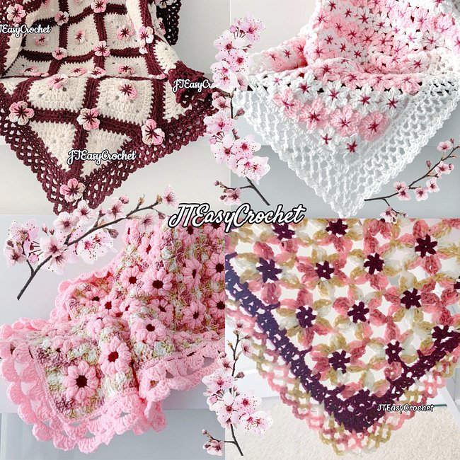 CROCHET CHERRY BLOSSOMS 