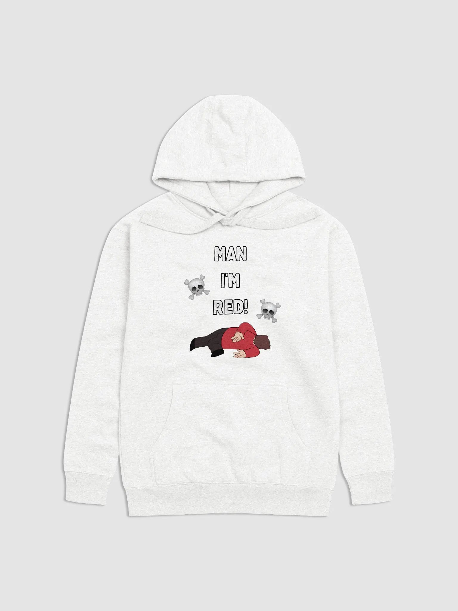 'Man I'm Red!' Unisex Hoodie product image (1)