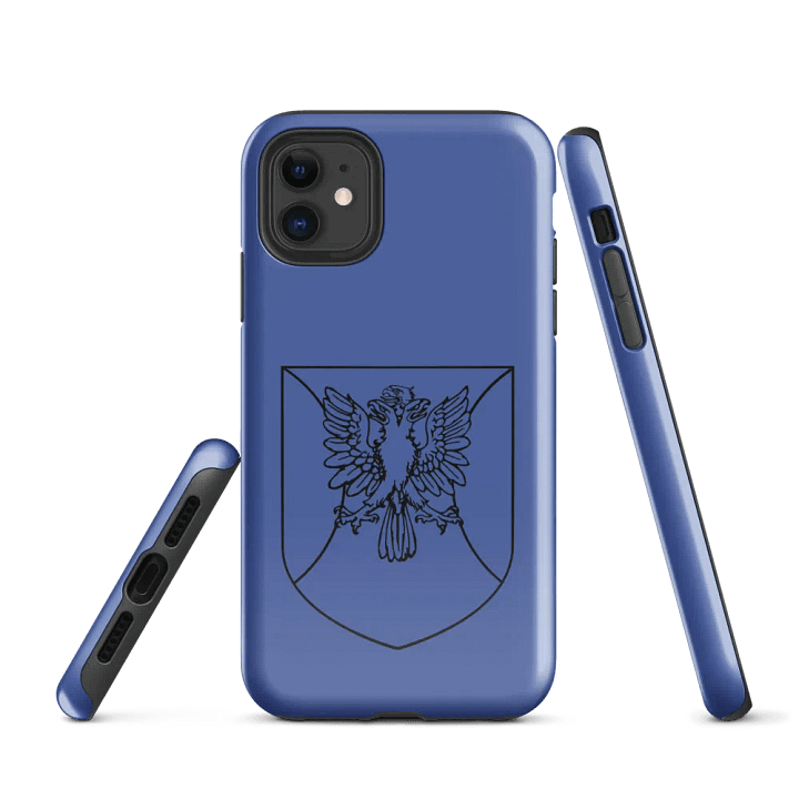 Black Colorless Emblem iPhone Case product image (1)