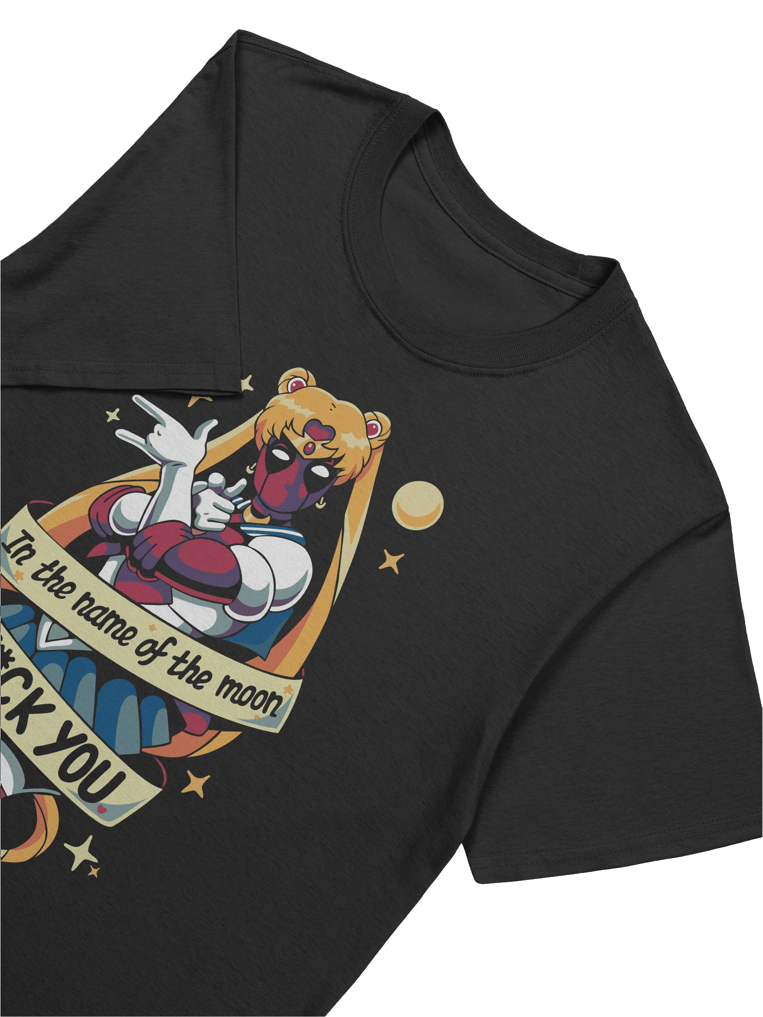 Deadpool Sailor Moon Parody – Gildan Softstyle T-Shirt product image (5)