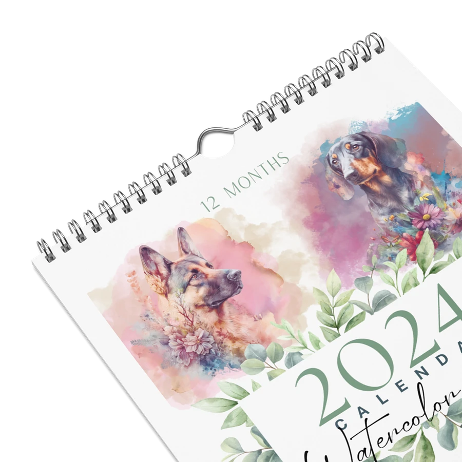 Watercolor Dogs 2024 Wall Calendar, 12 Month product image (2)