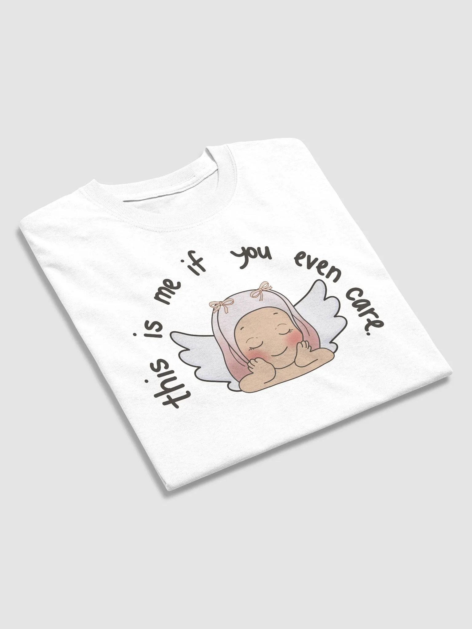 this is me pink angel tee ꒰ঌ ໒꒱ product image (3)