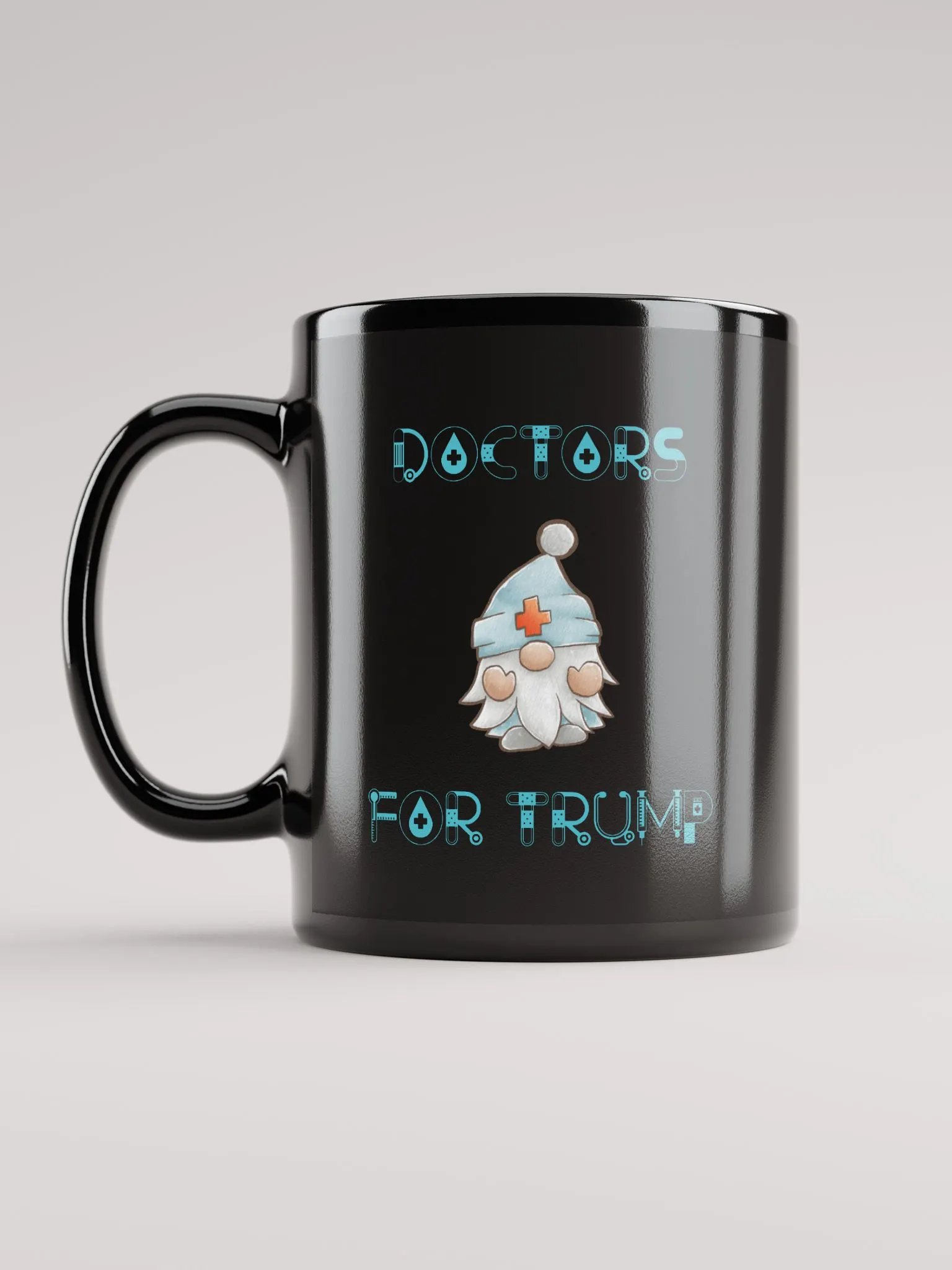 Doctor Gnomes For Trump 2 Black Mug product image (11)