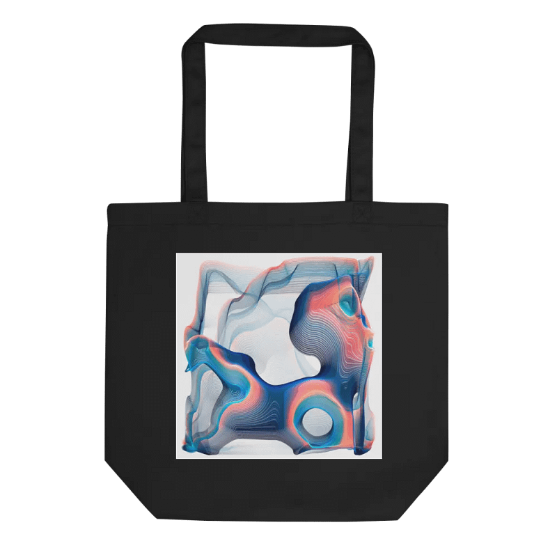 Daydreamer Algorithmic Art Tote Bag