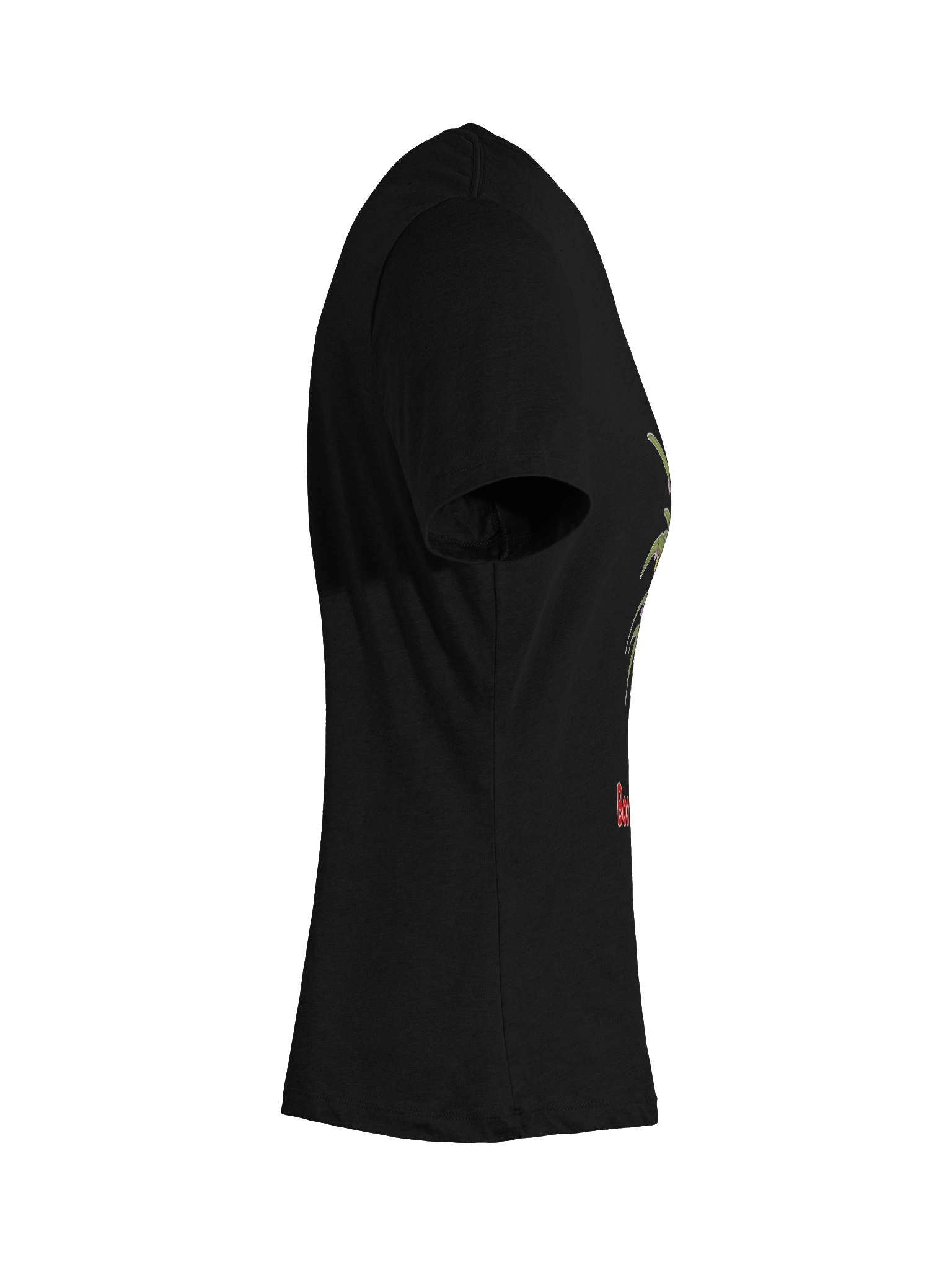 Women's Christmas Dragon Plant V Neck Tee Shirt product image (61)