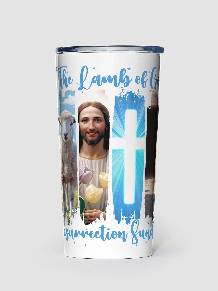 Lamb of God Easter Christian Stainless Steel Tumbler product image (3)