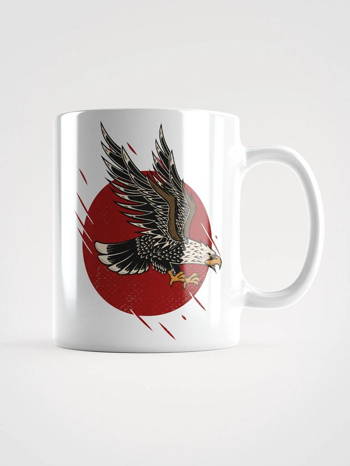 Majestic Eagle Mug in Flight with Red Sun product image (3)