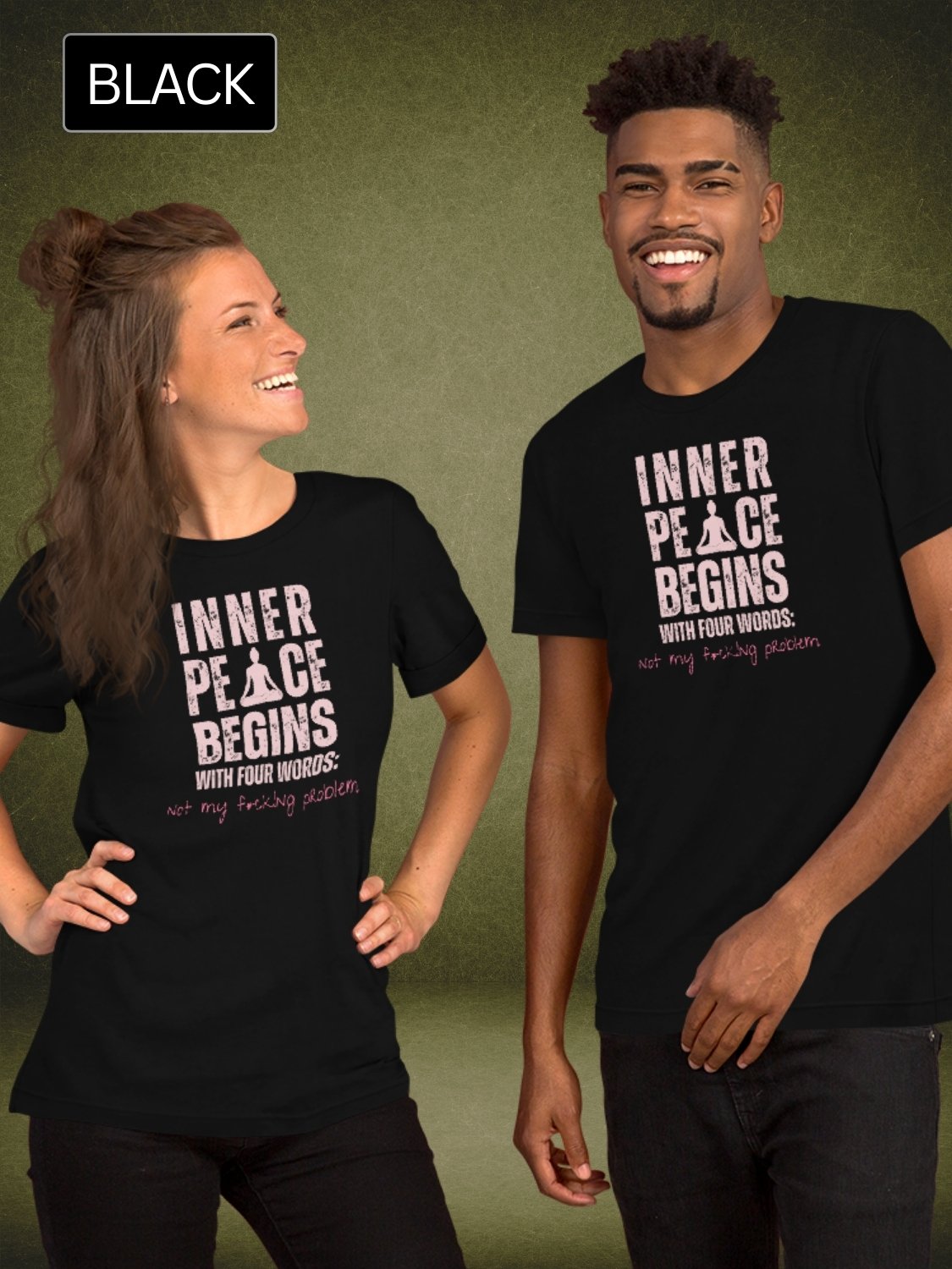 Path to Inner Peace T-Shirt (dark colors) product image (3)