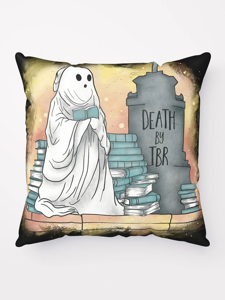 Death by TBR pillow product image (1)