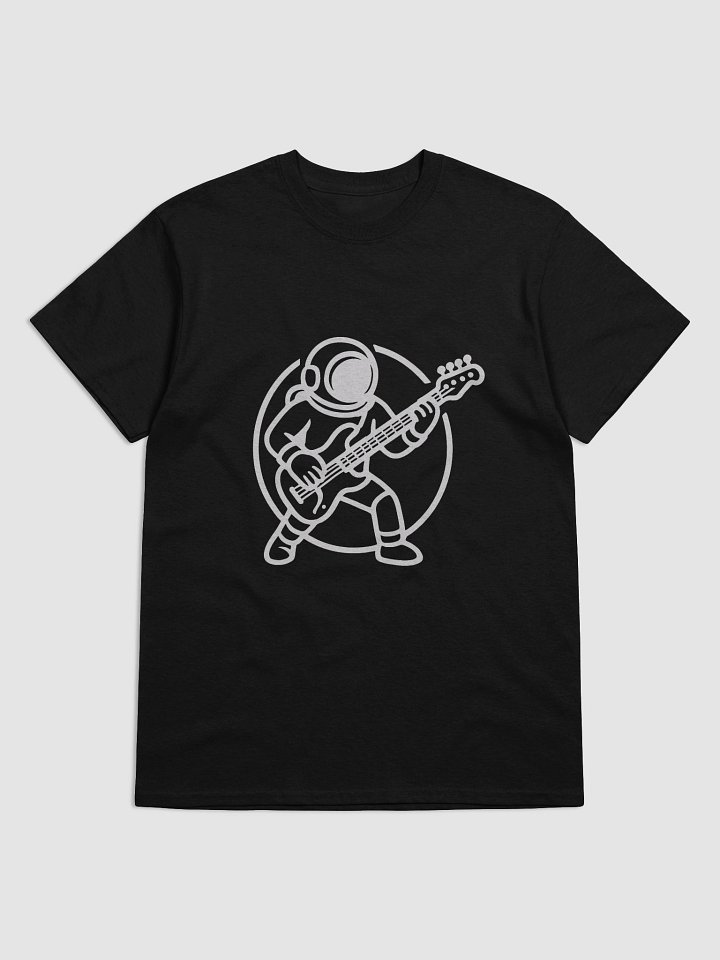 Holidays On Mars | Astronaut Bass Player T-shirt (dark colours) product image (1)
