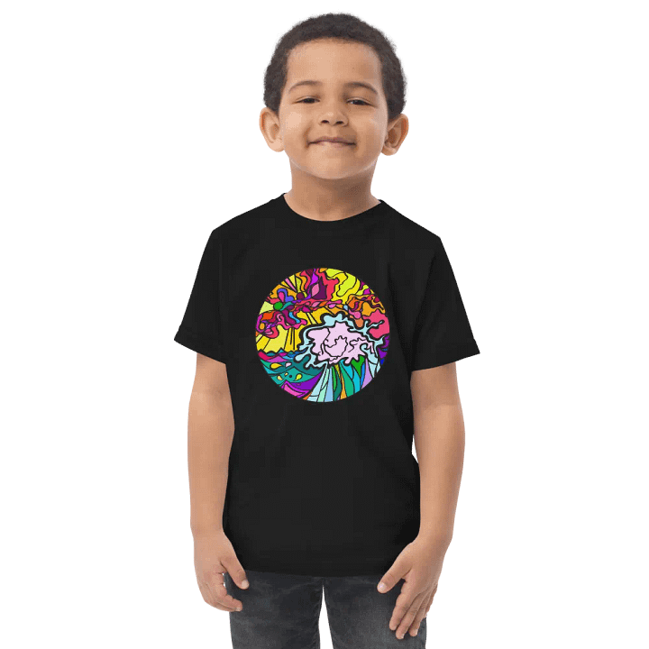 Kaleidoscopic Dreams Toddler T-Shirt - Wave at Sunset product image (1)