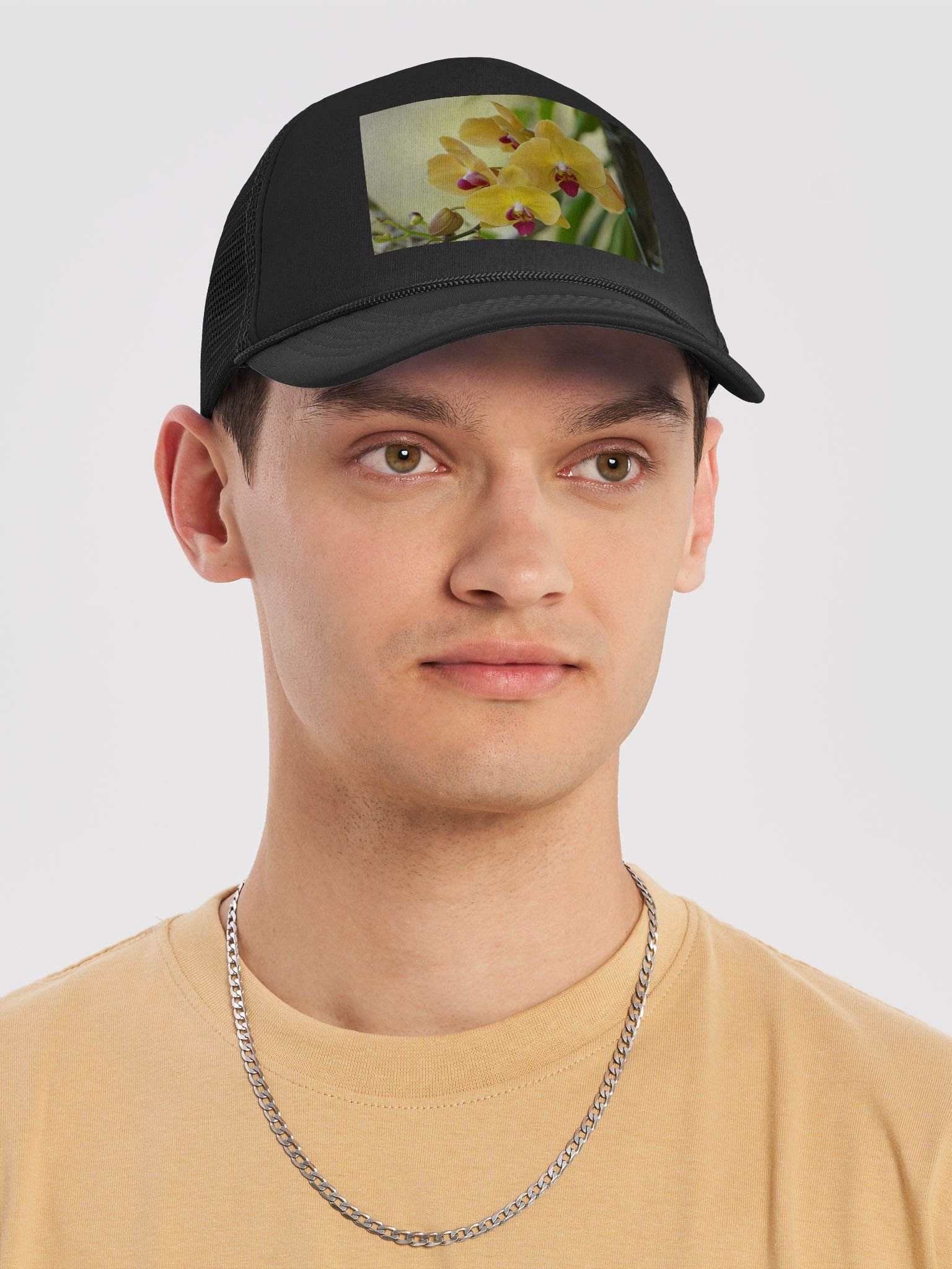 Sunburst Orchid Foam Trucker Hat product image (5)