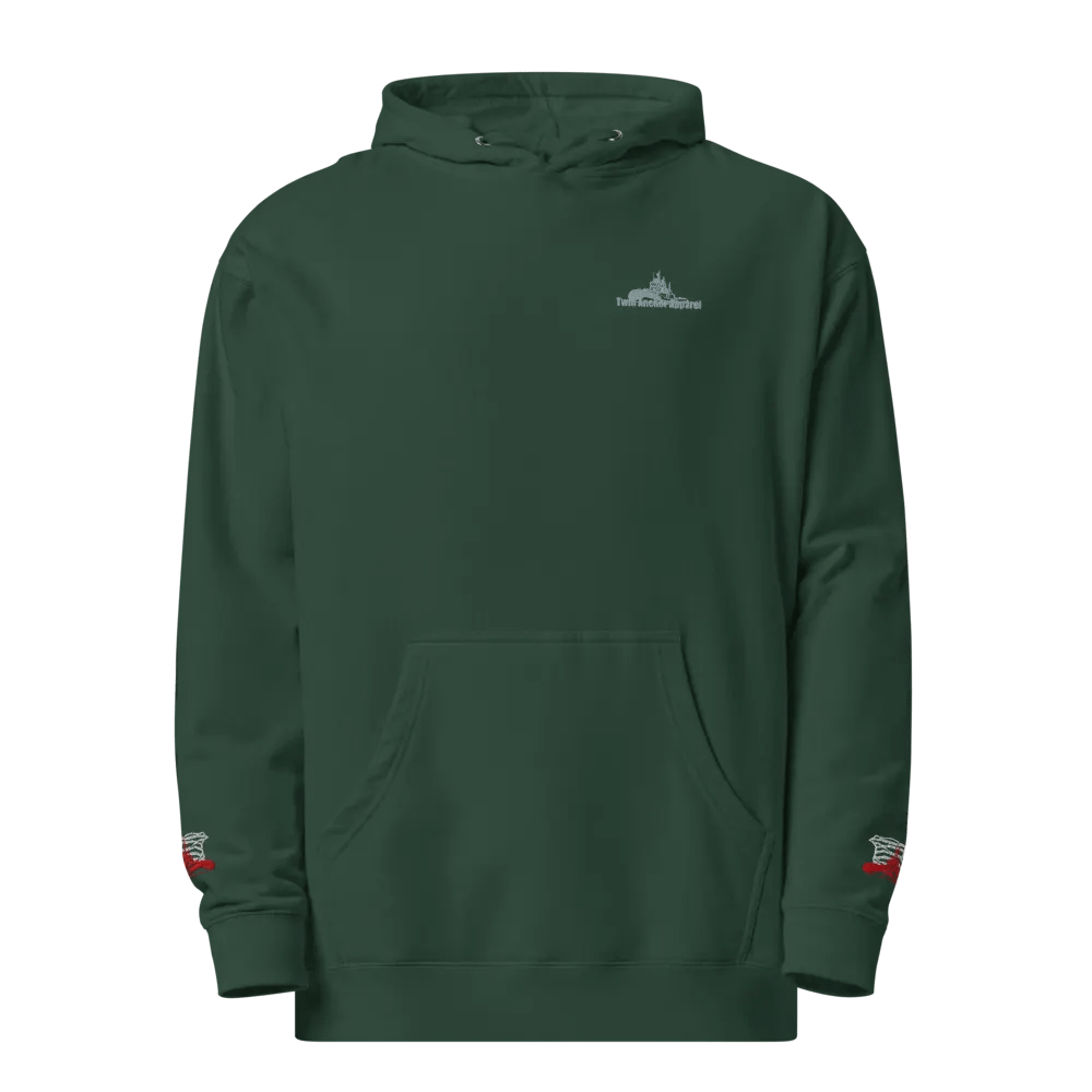 Compass Rose Pacific Titan - Twin Anchor Front & sleeves (embroidered) product image (2)