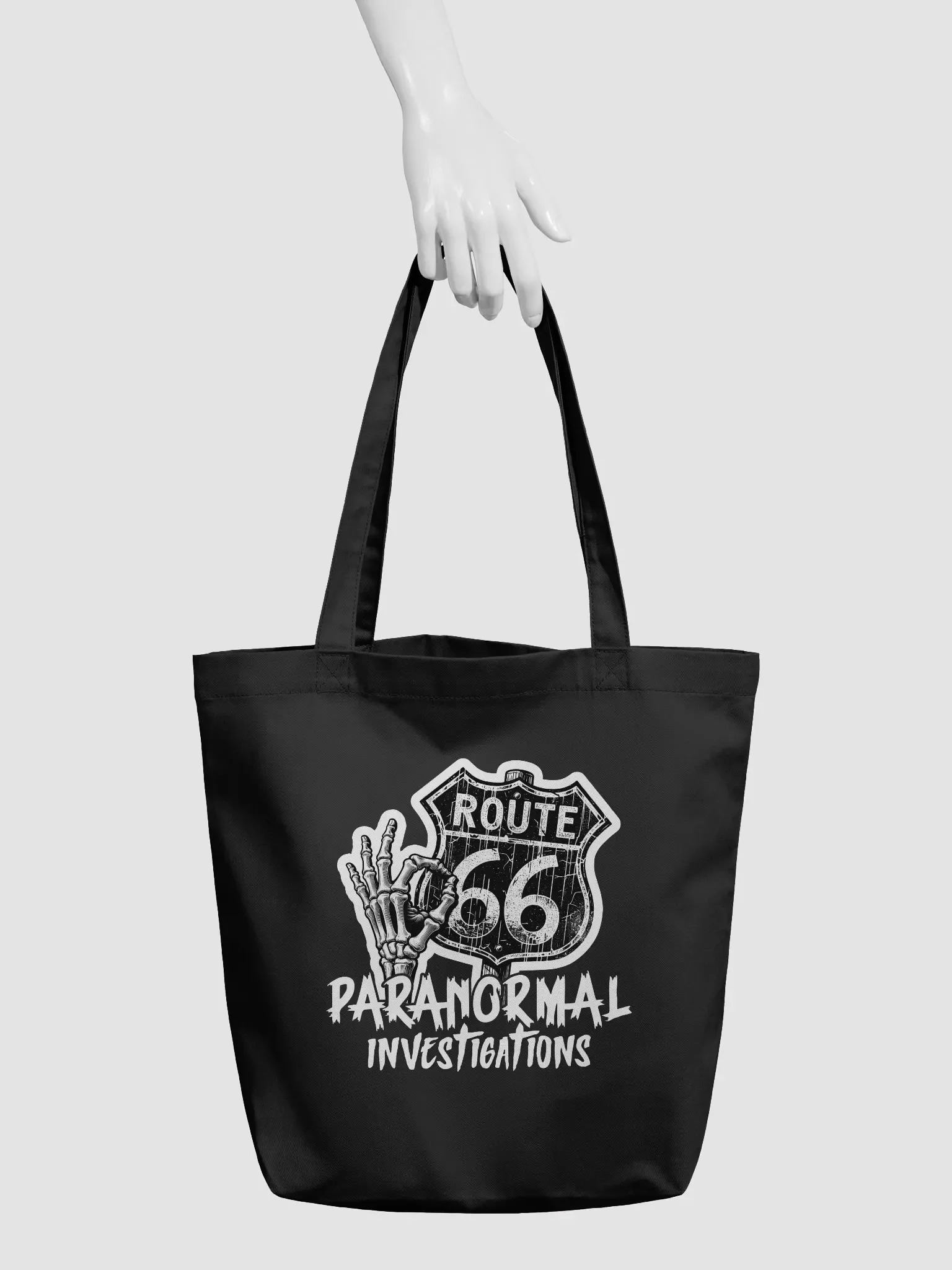 Vintage Route 666 Eco-Friendly Tote Bag product image (3)