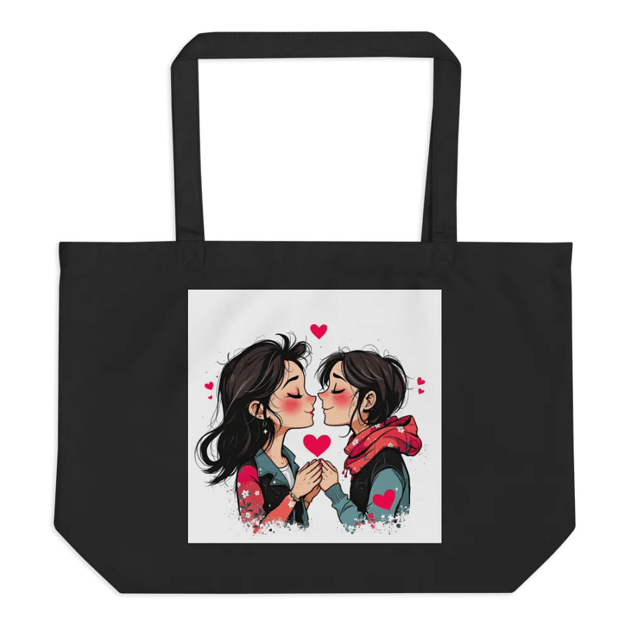 Galentines Hearts Organic Tote product image (1)