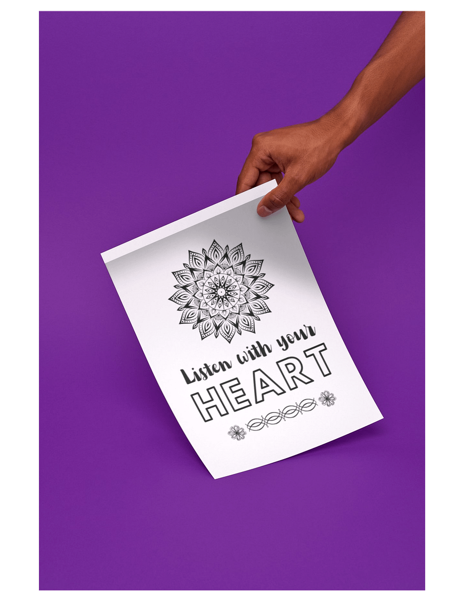 Color of Kindness mini coloring book product image (3)