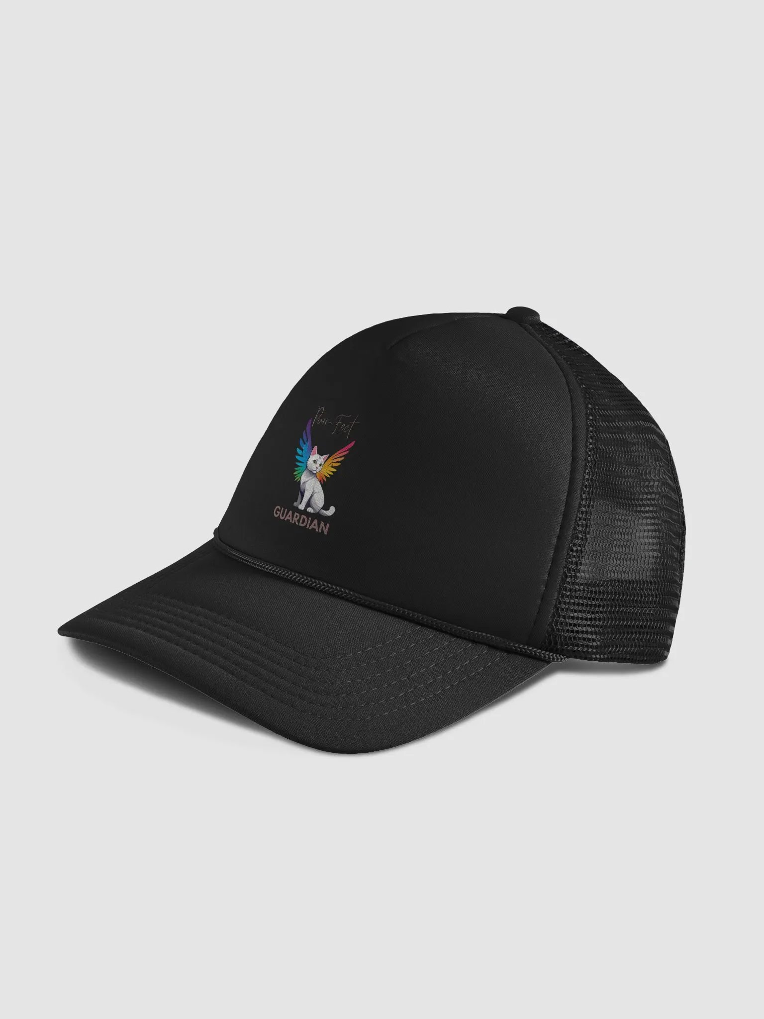 Purr-Fect Guardian Angel Trucker Hat product image (4)