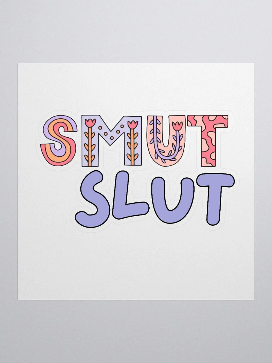Floral Smut Slut Sticker product image (1)