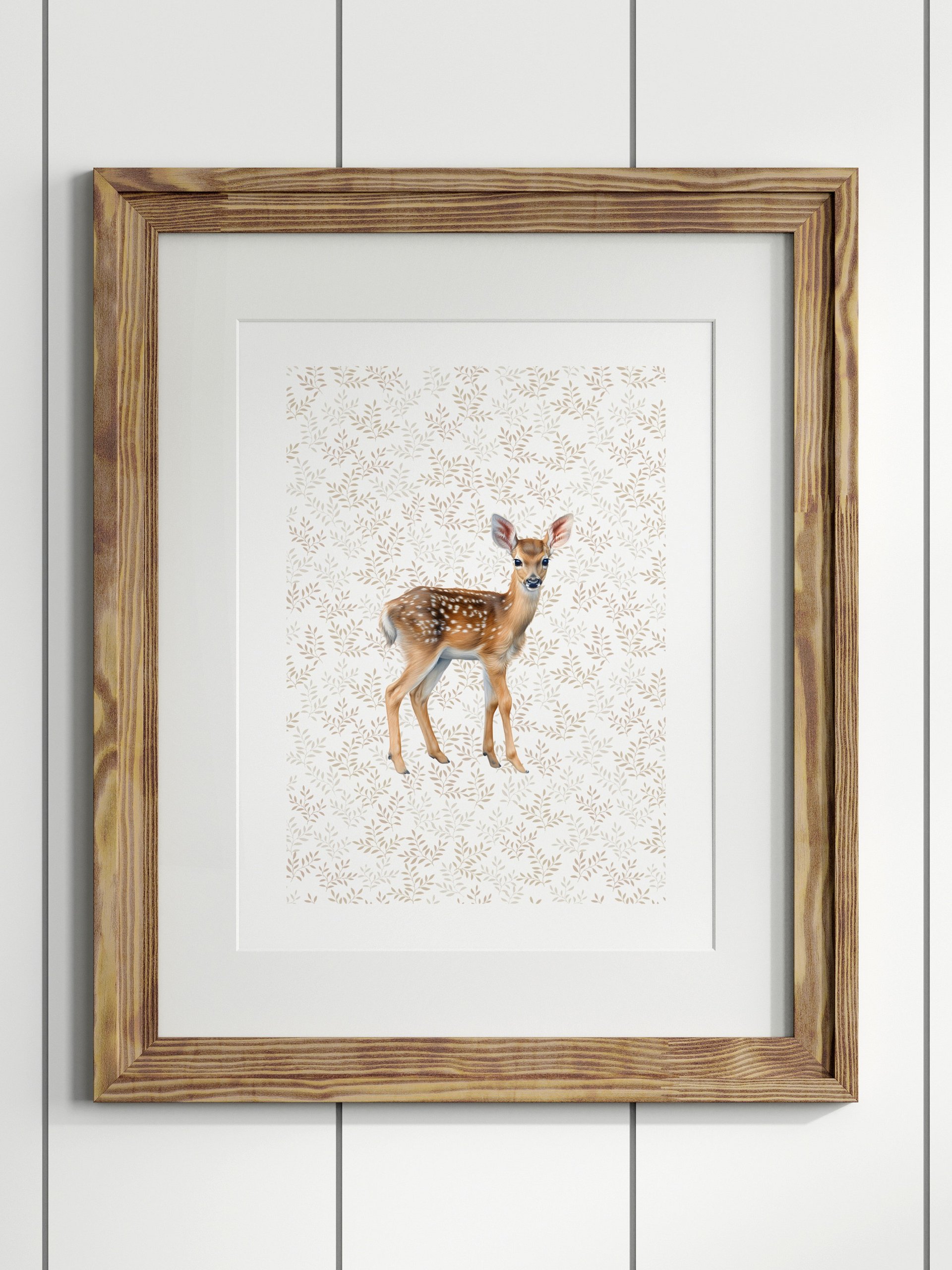 Woodland Baby Deer Print product image (1)