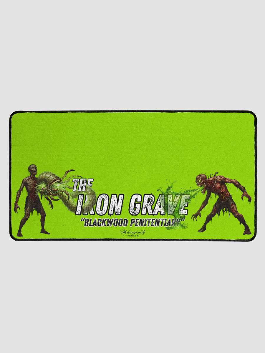 The Iron Grave - Blackwood Penitentiary - The Parasite v2 & Spitter - Acid Green Desk Mat product image (1)