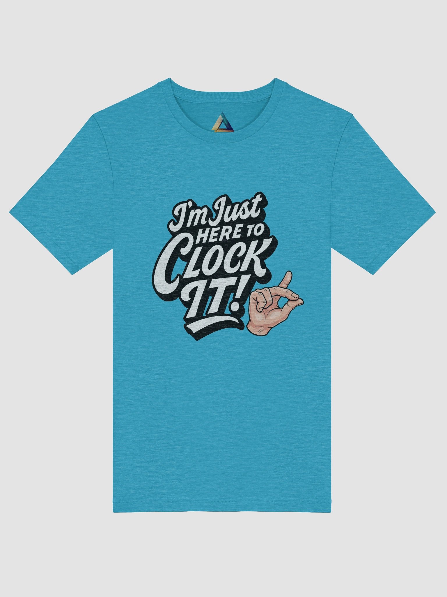 Im Just here to Clock It: TikTok Trend Unisex Tee product image (78)