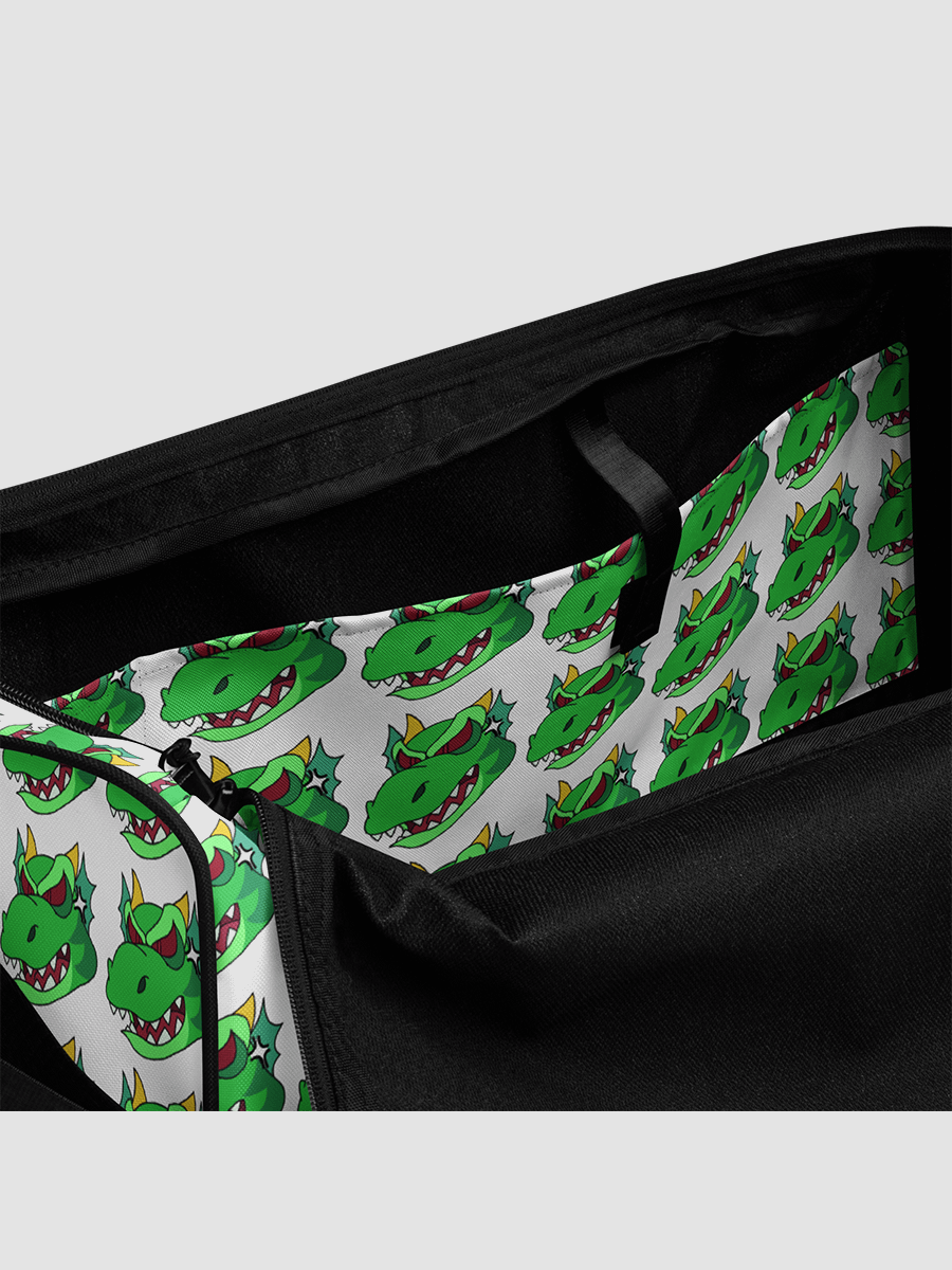 Angry Green Dragon All-Over Print Duffle Bag product image (7)