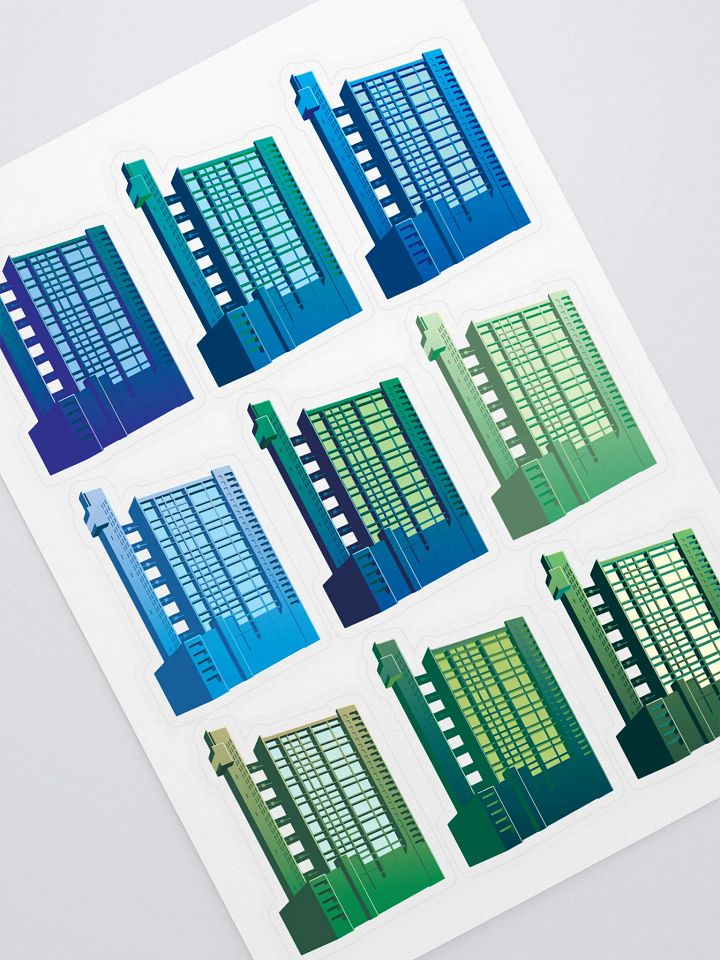 Trellick Colour Stickers | Blue-Green product image (1)