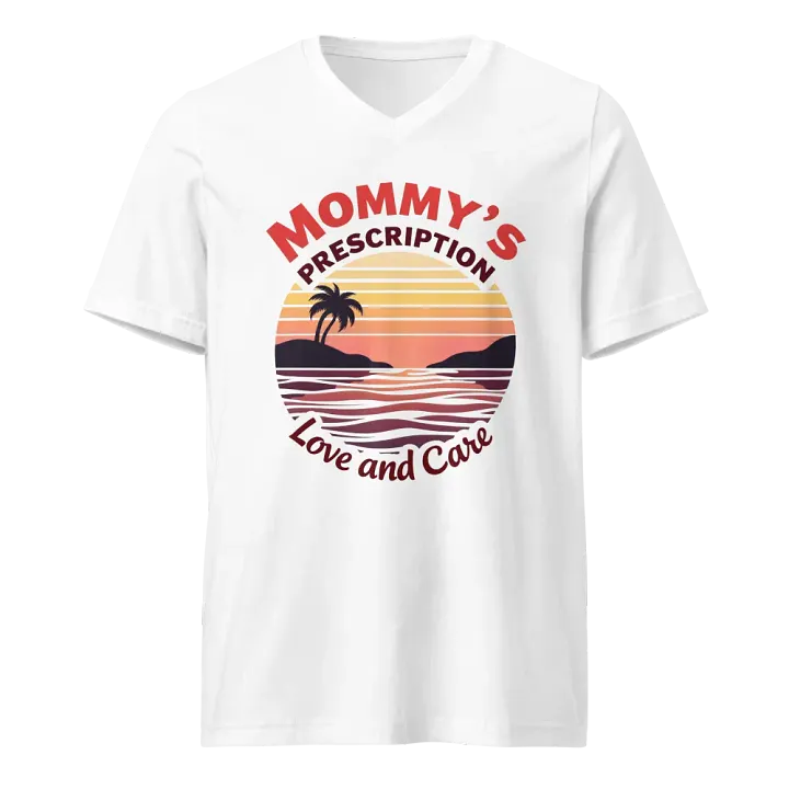 mommy's Priscription, Sunset Love and Care V-Neck Tee product image (1)