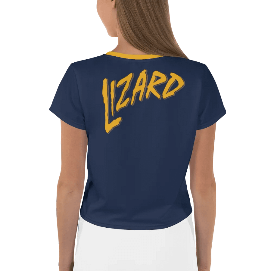 (2 sided) Lizard crop tee product image (3)