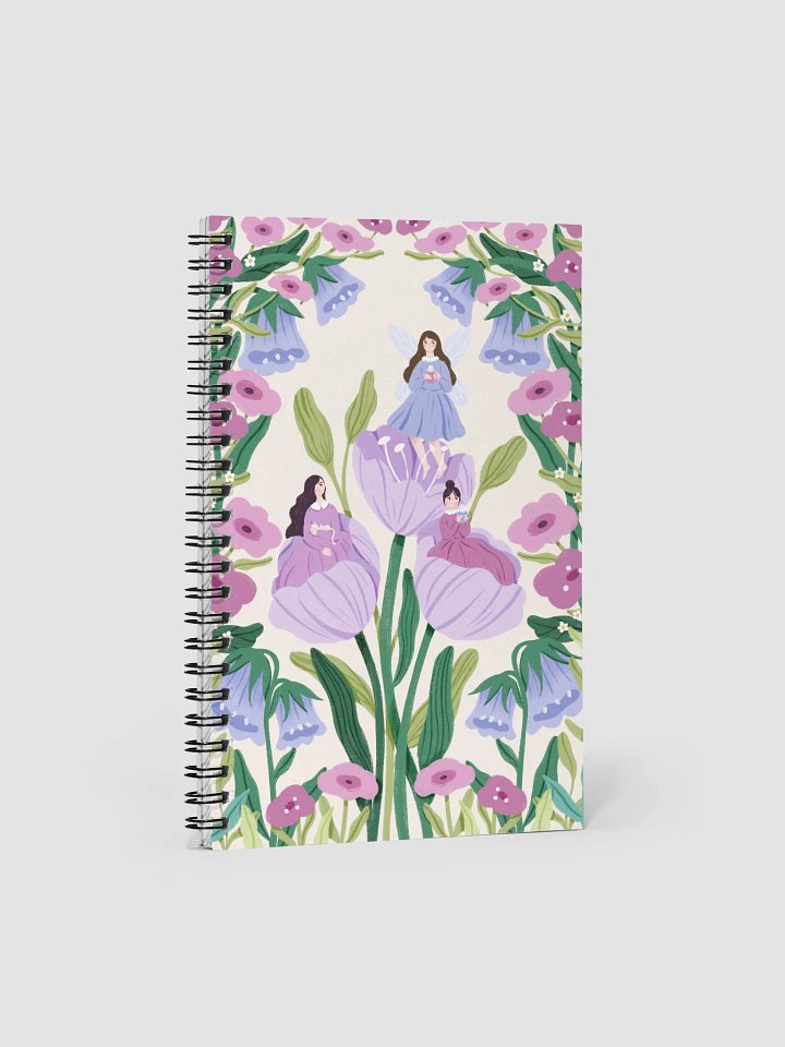 Enchanting Floral Dating Day Spiral Notebook product image (1)