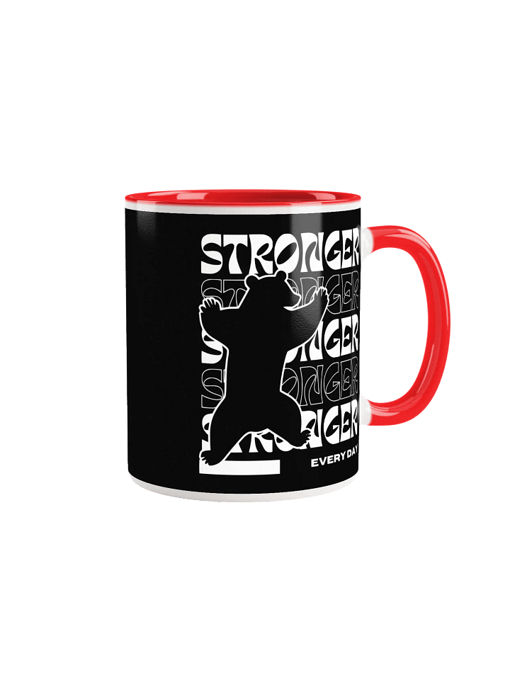 Stronger Every Day- Bear Silhouette Color Inside Mug product image (2)