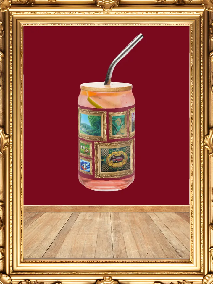 Golden Gallery Collection Can Shaped Glass product image (1)
