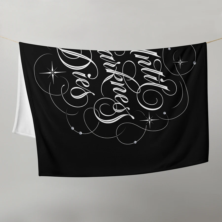 Until Darkness Dies (swirls design) Throw Blanket product image (9)