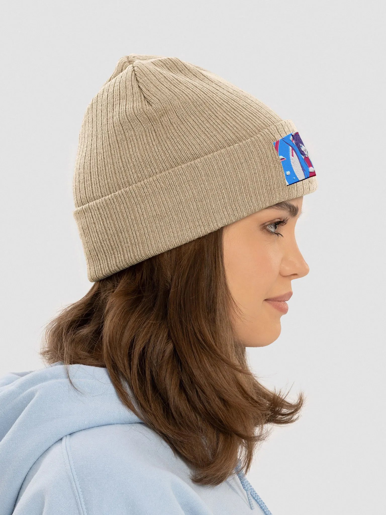 Pixel Kitten's Eco-Friendly Ribbed Beanie product image (46)