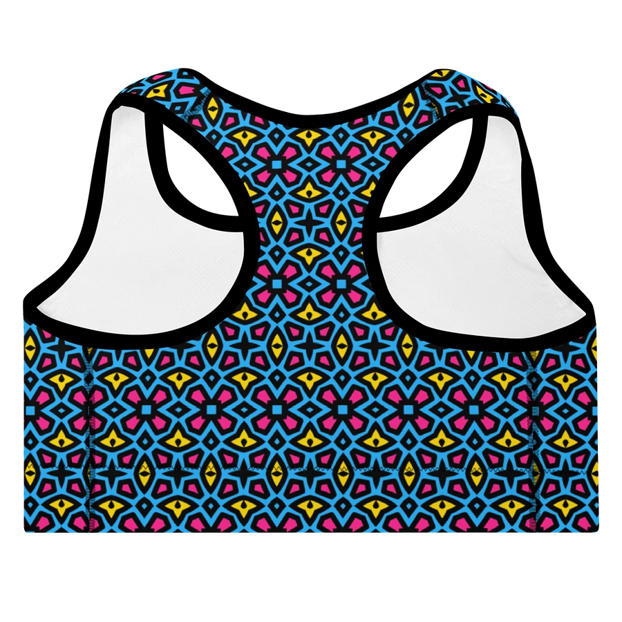 Pan Abstract (2) - Padded Sports Bra product image (4)