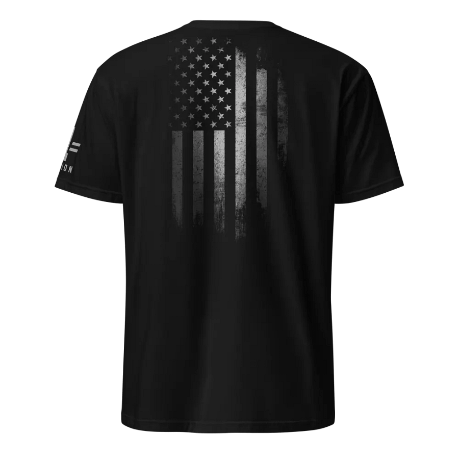 American Flag: Distressed Silver product image (1)